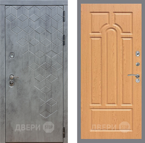 Дверь Стоп БЕТОН ФЛ-58 Дуб в Ивантеевке