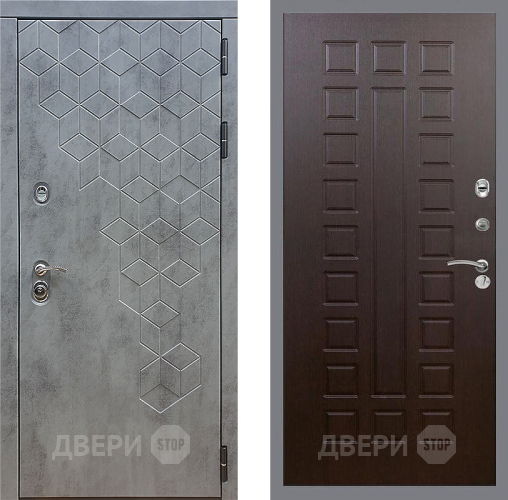 Входная металлическая Дверь Стоп БЕТОН ФЛ-183 Венге в Ивантеевке