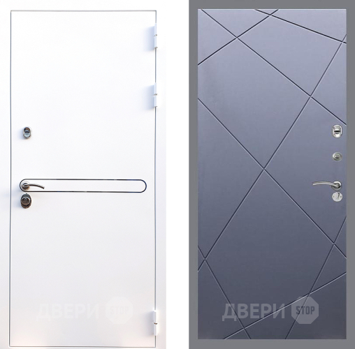 Входная металлическая Дверь Стоп Лайн Вайт ФЛ-291 Силк титан в Ивантеевке