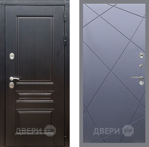 Входная металлическая Дверь Стоп МЕГАПОЛИС ФЛ-291 Силк титан в Ивантеевке
