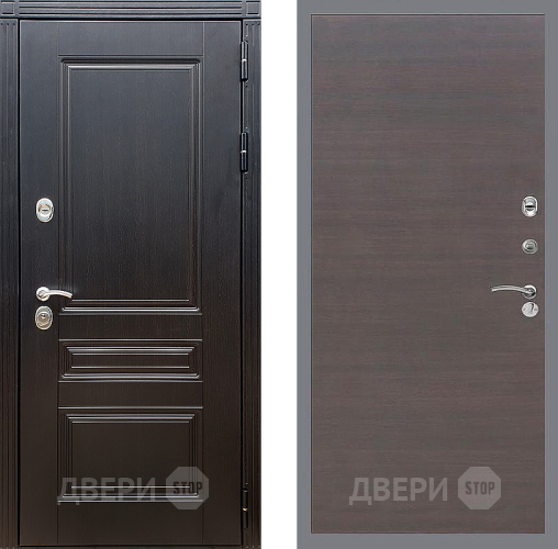 Дверь Стоп МЕГАПОЛИС Гладкая венге поперечный в Ивантеевке