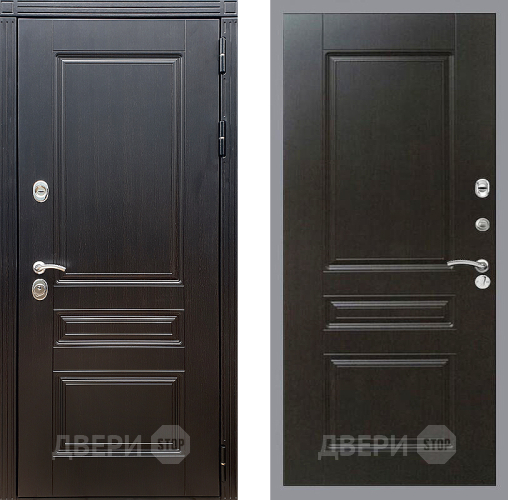 Входная металлическая Дверь Стоп МЕГАПОЛИС ФЛ-243 Венге в Ивантеевке
