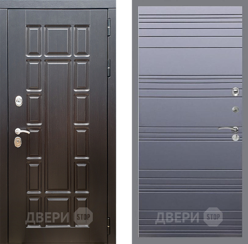 Входная металлическая Дверь Стоп НЬЮ ЙОРК Лайн Силк титан в Ивантеевке