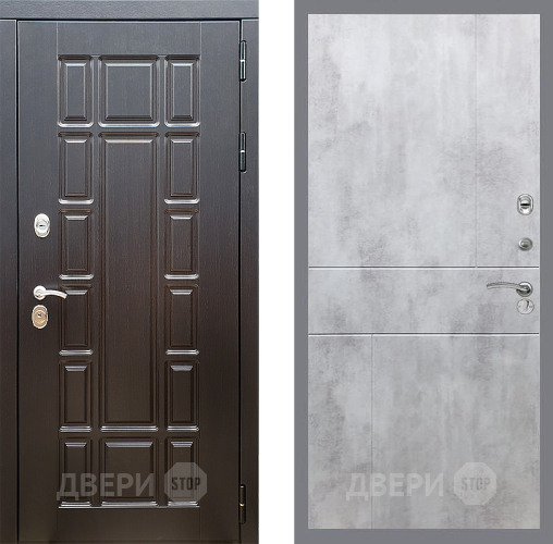 Входная металлическая Дверь Стоп НЬЮ ЙОРК ФЛ-290 Бетон светлый в Ивантеевке