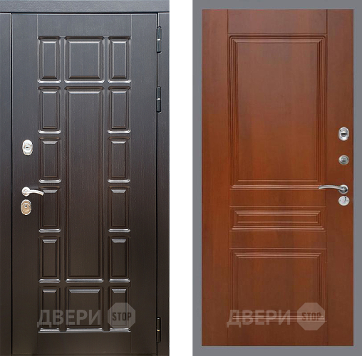Входная металлическая Дверь Стоп НЬЮ ЙОРК ФЛ-243 Итальянский орех в Ивантеевке