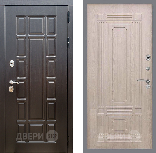 Входная металлическая Дверь Стоп НЬЮ ЙОРК ФЛ-2 Беленый дуб в Ивантеевке