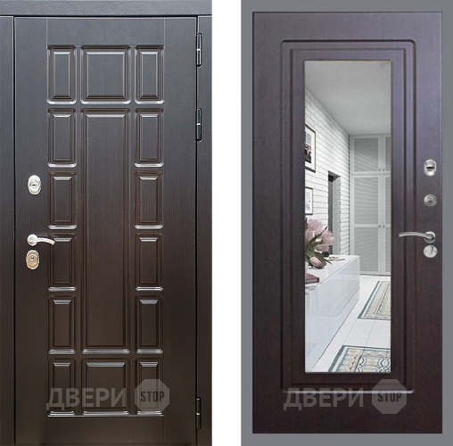 Дверь Стоп НЬЮ ЙОРК Зеркало ФЛ-120 Венге в Ивантеевке