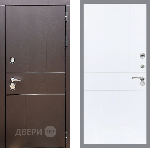Входная металлическая Дверь Стоп УРБАН ФЛ-290 Силк Сноу в Ивантеевке