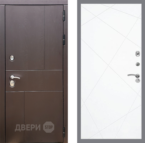 Входная металлическая Дверь Стоп УРБАН ФЛ-291 Силк Сноу в Ивантеевке