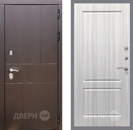 Входная металлическая Дверь Стоп УРБАН ФЛ-117 Сандал белый в Ивантеевке
