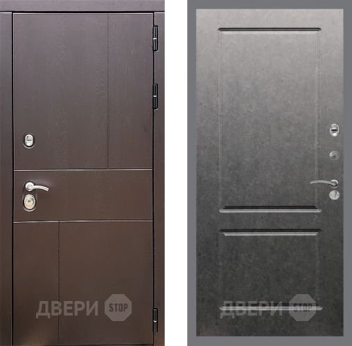 Входная металлическая Дверь Стоп УРБАН ФЛ-117 Штукатурка графит в Ивантеевке