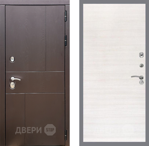 Входная металлическая Дверь Стоп УРБАН Гладкая Акация светлая в Ивантеевке