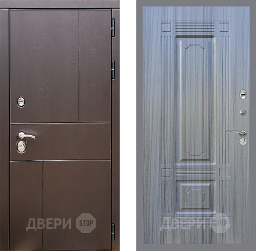 Входная металлическая Дверь Стоп УРБАН ФЛ-2 Сандал грей в Ивантеевке