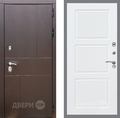 Входная металлическая Дверь Стоп УРБАН ФЛ-1 Силк Сноу в Ивантеевке