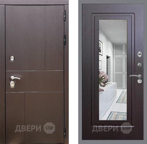 Дверь Стоп УРБАН Зеркало ФЛ-120 Венге в Ивантеевке