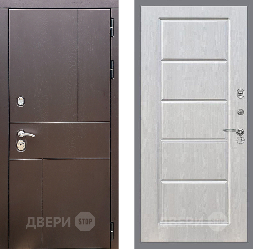 Входная металлическая Дверь Стоп УРБАН ФЛ-39 Лиственница беж в Ивантеевке