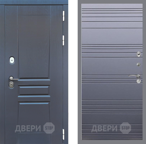 Входная металлическая Дверь Стоп ПЛАТИНУМ Лайн Силк титан в Ивантеевке