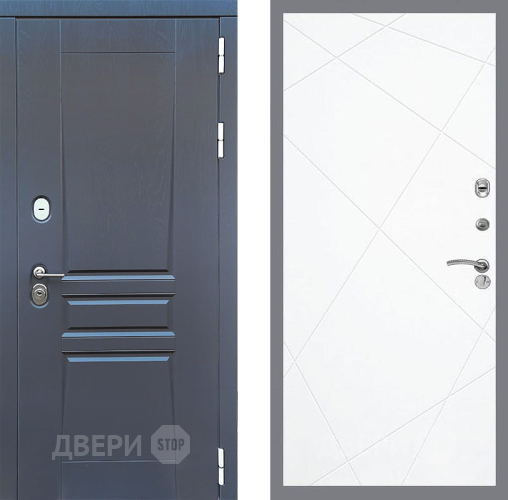 Входная металлическая Дверь Стоп ПЛАТИНУМ ФЛ-291 Силк Сноу в Ивантеевке