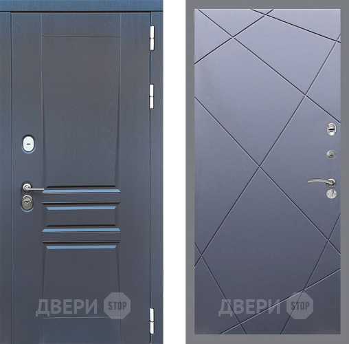 Входная металлическая Дверь Стоп ПЛАТИНУМ ФЛ-291 Силк титан в Ивантеевке