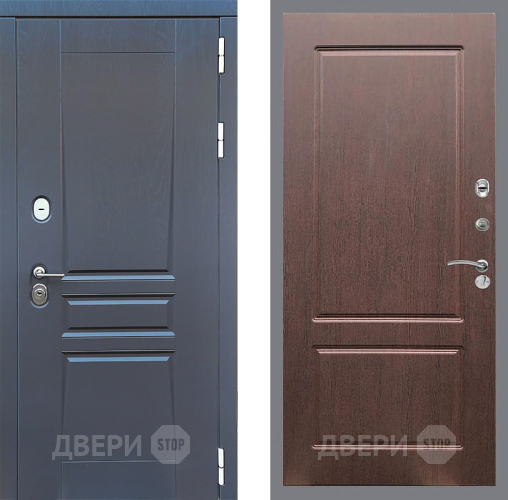 Входная металлическая Дверь Стоп ПЛАТИНУМ ФЛ-117 Орех премиум в Ивантеевке