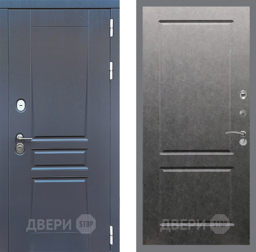 Входная металлическая Дверь Стоп ПЛАТИНУМ ФЛ-117 Штукатурка графит в Ивантеевке