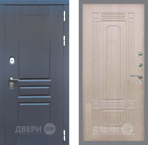 Входная металлическая Дверь Стоп ПЛАТИНУМ ФЛ-2 Беленый дуб в Ивантеевке