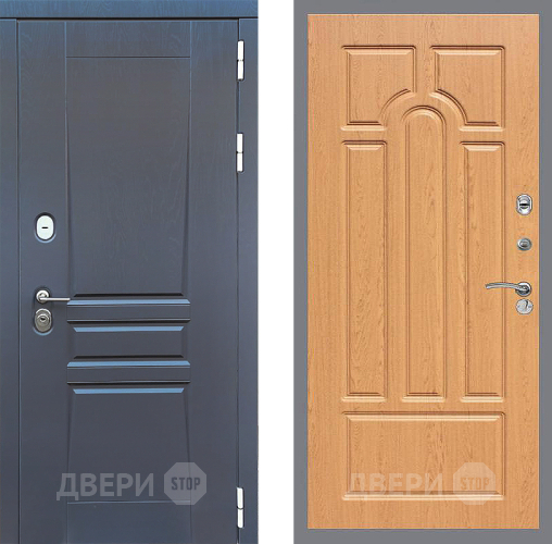 Входная металлическая Дверь Стоп ПЛАТИНУМ ФЛ-58 Дуб в Ивантеевке