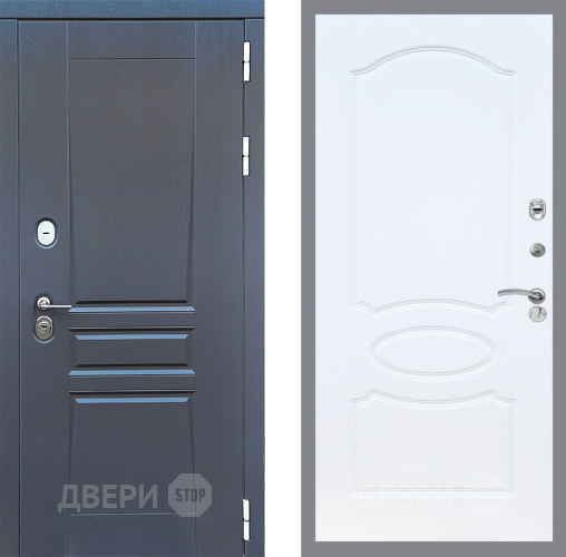 Входная металлическая Дверь Стоп ПЛАТИНУМ ФЛ-128 Белый ясень в Ивантеевке