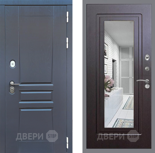 Дверь Стоп ПЛАТИНУМ Зеркало ФЛ-120 Венге в Ивантеевке