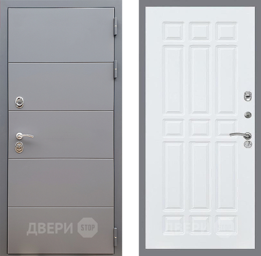 Дверь Стоп АРТ ГРАФИТ ФЛ-33 Силк Сноу в Ивантеевке