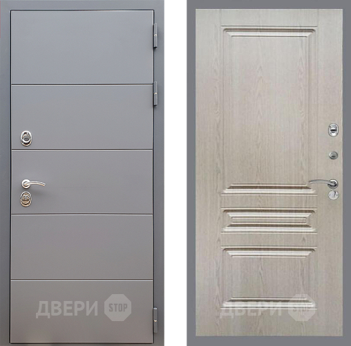 Дверь Стоп АРТ ГРАФИТ ФЛ-243 Беленый дуб в Ивантеевке