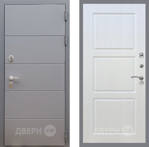 Входная металлическая Дверь Стоп АРТ ГРАФИТ ФЛ-3 Лиственница беж в Ивантеевке