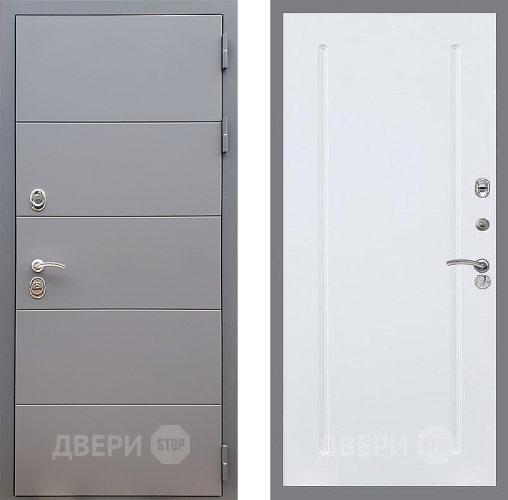 Дверь Стоп АРТ ГРАФИТ ФЛ-68 Силк Сноу в Ивантеевке