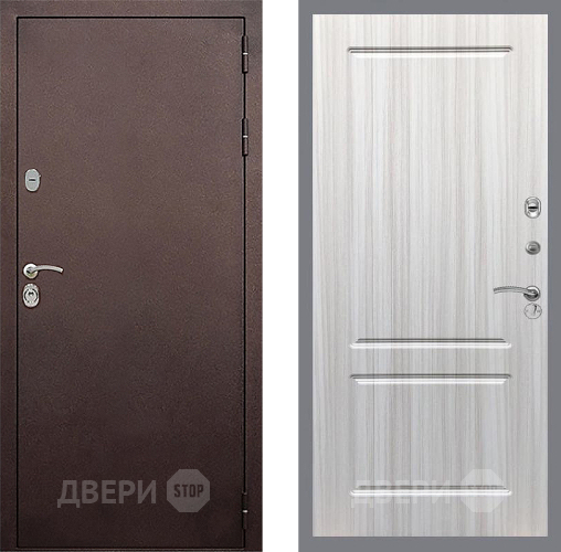 Входная металлическая Дверь Стоп КЛАССИК Медь ФЛ-117 Сандал белый в Ивантеевке