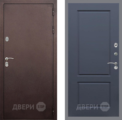 Входная металлическая Дверь Стоп КЛАССИК Медь ФЛ-117 Силк титан в Ивантеевке