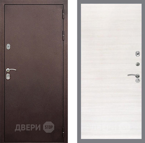 Дверь Стоп КЛАССИК Медь Гладкая Акация светлая в Ивантеевке
