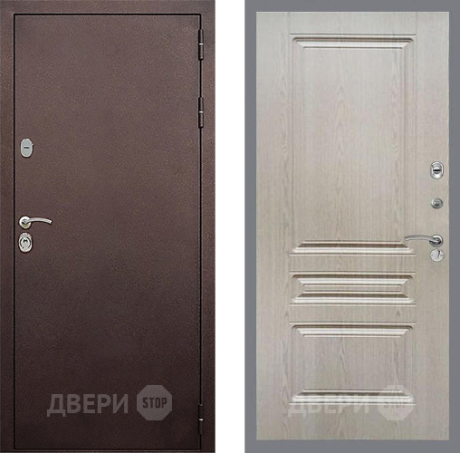 Дверь Стоп КЛАССИК Медь ФЛ-243 Беленый дуб в Ивантеевке