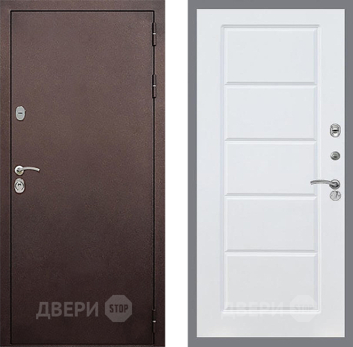 Входная металлическая Дверь Стоп КЛАССИК Медь ФЛ-39 Силк Сноу в Ивантеевке