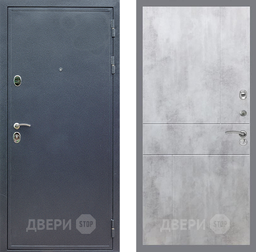 Входная металлическая Дверь Стоп СИЛЬВЕР ФЛ-290 Бетон светлый в Ивантеевке