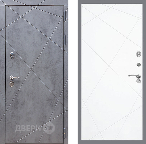 Дверь Стоп Лучи ФЛ-291 Силк Сноу в Ивантеевке