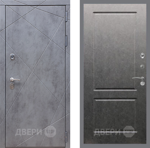 Входная металлическая Дверь Стоп Лучи ФЛ-117 Штукатурка графит в Ивантеевке