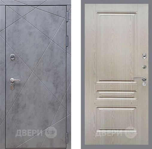 Дверь Стоп Лучи ФЛ-243 Беленый дуб в Ивантеевке