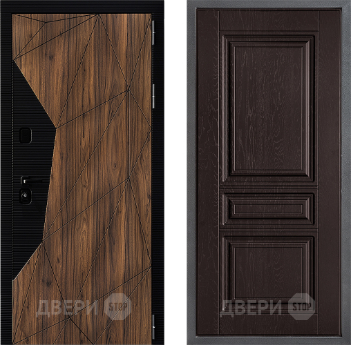 Дверь Дверной континент ДК-11 ФЛ-243 Дуб шоколадный в Ивантеевке