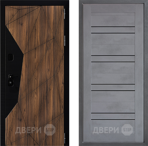 Дверь Дверной континент ДК-11 ФЛ-49 Бетон серый в Ивантеевке