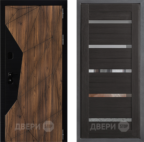 Входная металлическая Дверь Дверной континент ДК-11 ФЛ-47 Венге в Ивантеевке