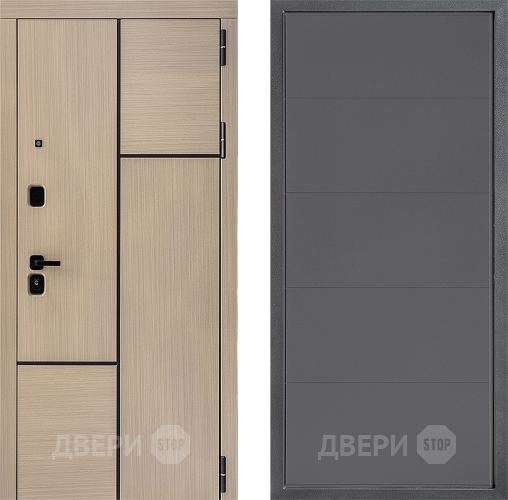 Входная металлическая Дверь Дверной континент ДК-14 ФЛ-649 Графит софт в Ивантеевке