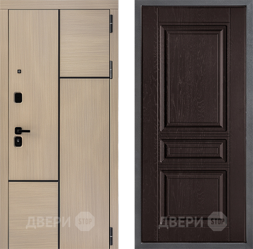 Входная металлическая Дверь Дверной континент ДК-14 ФЛ-243 Дуб шоколадный в Ивантеевке