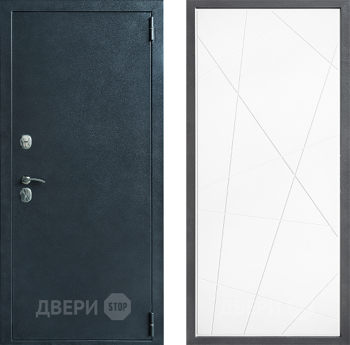 Входная металлическая Дверь Дверной континент ДК-70 Дизайн ФЛ-655 Белый софт в Ивантеевке
