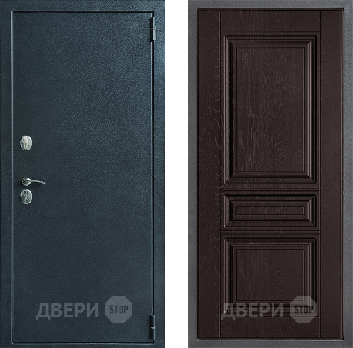 Входная металлическая Дверь Дверной континент ДК-70 Дизайн ФЛ-243 Дуб шоколадный в Ивантеевке