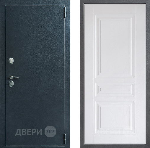 Входная металлическая Дверь Дверной континент ДК-70 Дизайн ФЛ-243 Альберо Браш серебро в Ивантеевке